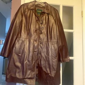 Danier leather 3/4 length thinsulate lined coat